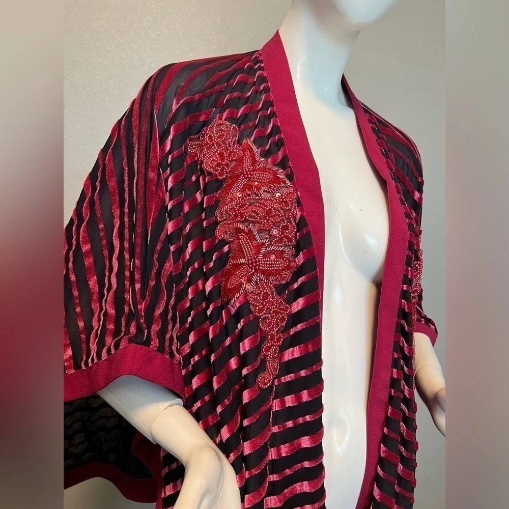 Colleen Lopez Lavish Layer Embellished Burnout Topper